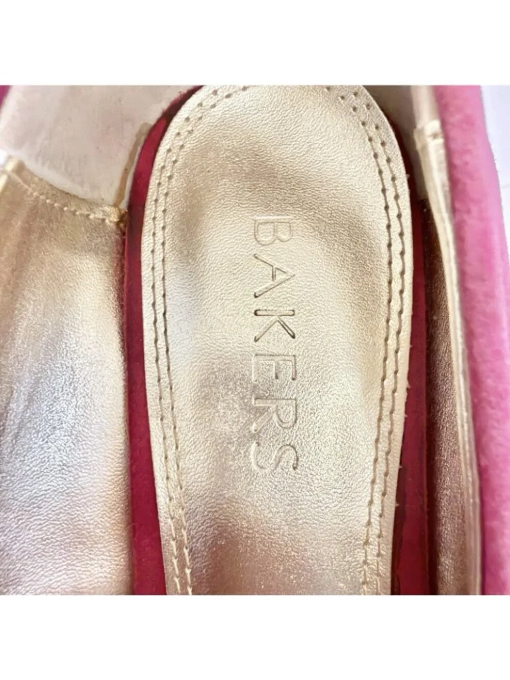 Bakers Lillian Pink Suede Leather Platform Pumps 5” Heels Y2K Barbiecore
